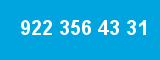 922 356 43 31